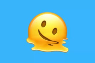 Significado do emoji derretendo, Emoji derretendo, Emojis. Foto: Reprodução / Emojipedia