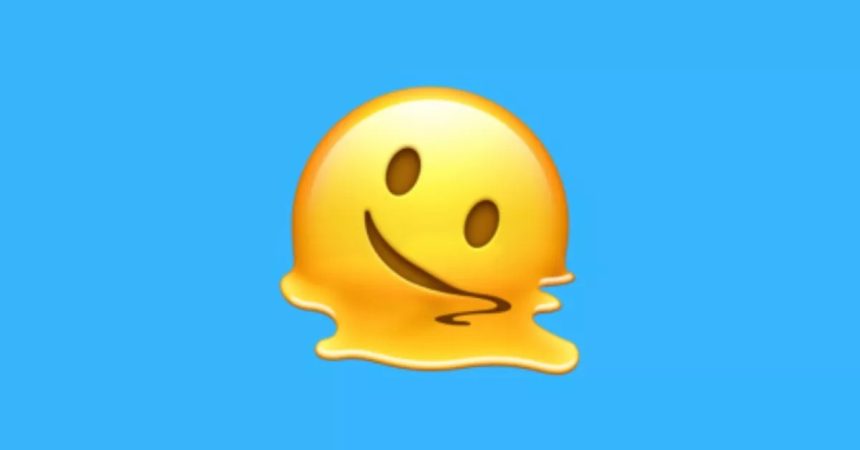 Significado do emoji derretendo, Emoji derretendo, Emojis. Foto: Reprodução / Emojipedia