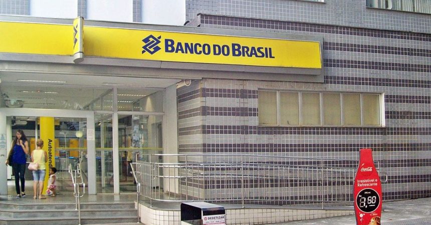 Fachada de uma das agências do Banco do Brasil
